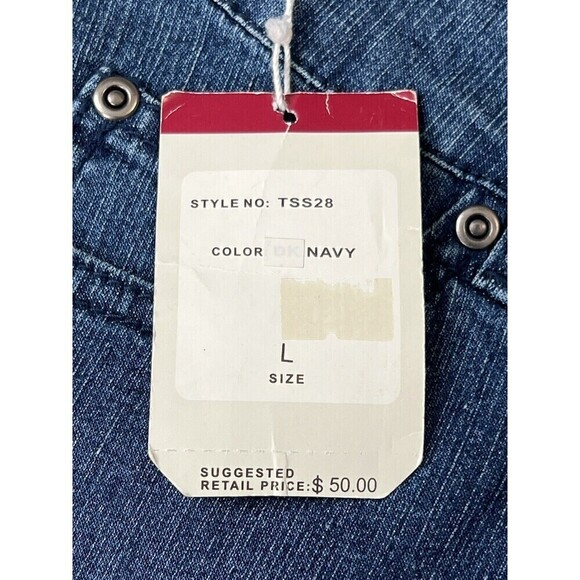 Street Jeans Girls Blue Jean Skirt Large Bling Pockets Stretch 28 x 13.5 USA - Picture 3 of 11